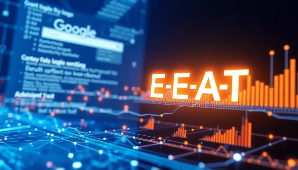 구글 E-E-A-T 평가 기준 경험 전문성 권위성 신뢰성 인포그래픽