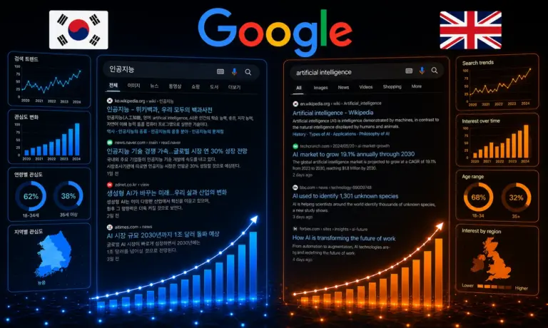 해외 구글 | 영국 구글, 미국 구글, 일본 구글 상위 노출 SEO 전략